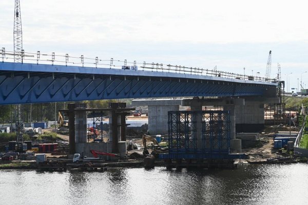 Новый мост на трассе М-5 Урал в Подмосковье планируют открыть к концу года