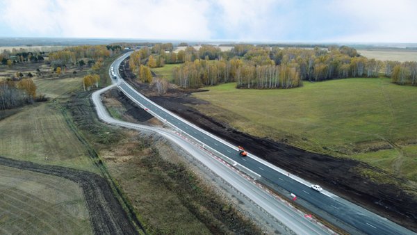 В месте реконструкции трассы Р-255 в Кузбассе открыли новые участки