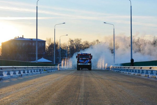 После реконструкции открыли мост через Дон в Данкове Липецкой области