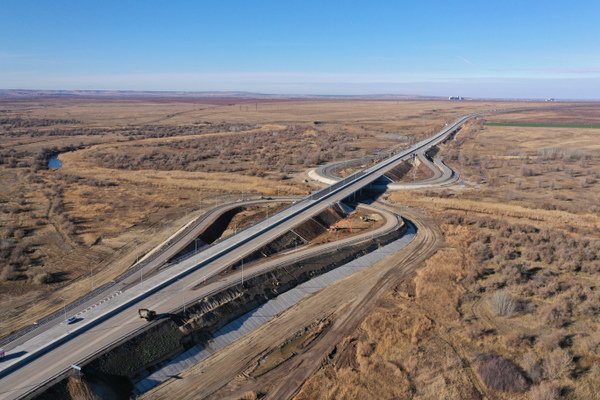 Раньше срока завершили реконструкцию 16 км трассы Р-22 Каспий в Волгоградской области